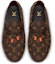 Lookbook Kasut Louis Vuitton LV Driver Moccasin 'Coklat Monogram dengan Oren' 1ABF7Z