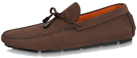 Louis Vuitton LV Driver Moccasins Shoes 'Brown with Black' 1ABMRA Louis Vuitton LV Driver Moccasins Shoes 'Brown with Black' 1ABMRA