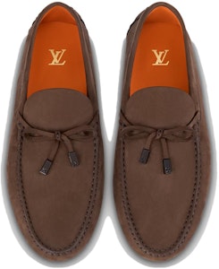 路易威登 牛皮革 套穿圓頭平底 休閒鞋 男款 棕色 Order 路易威登 牛皮革 套穿圓頭平底 休閒鞋 男款 棕色