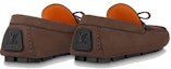 Lookbook Kasut Louis Vuitton LV Driver Moccasin 'Coklat dengan Hitam' 1ABMRA