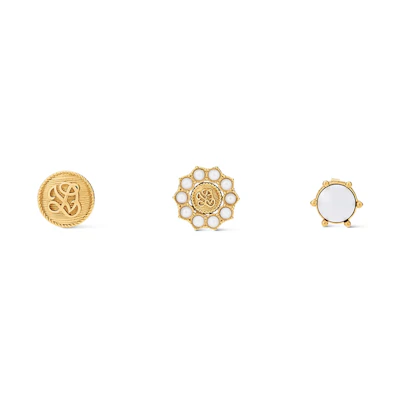 Louis Vuitton LV Dynasty Set of 3 Earrings Gold