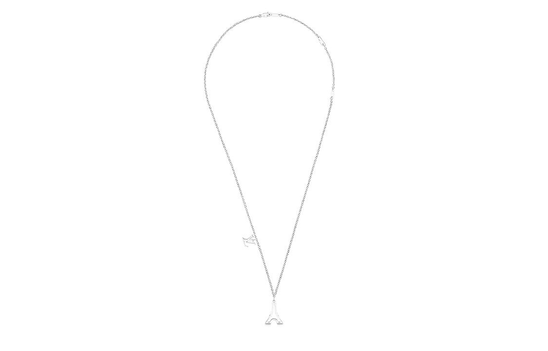 Louis Vuitton LV Eiffel Tower Necklace Unisex Silver. M00523 圖 3