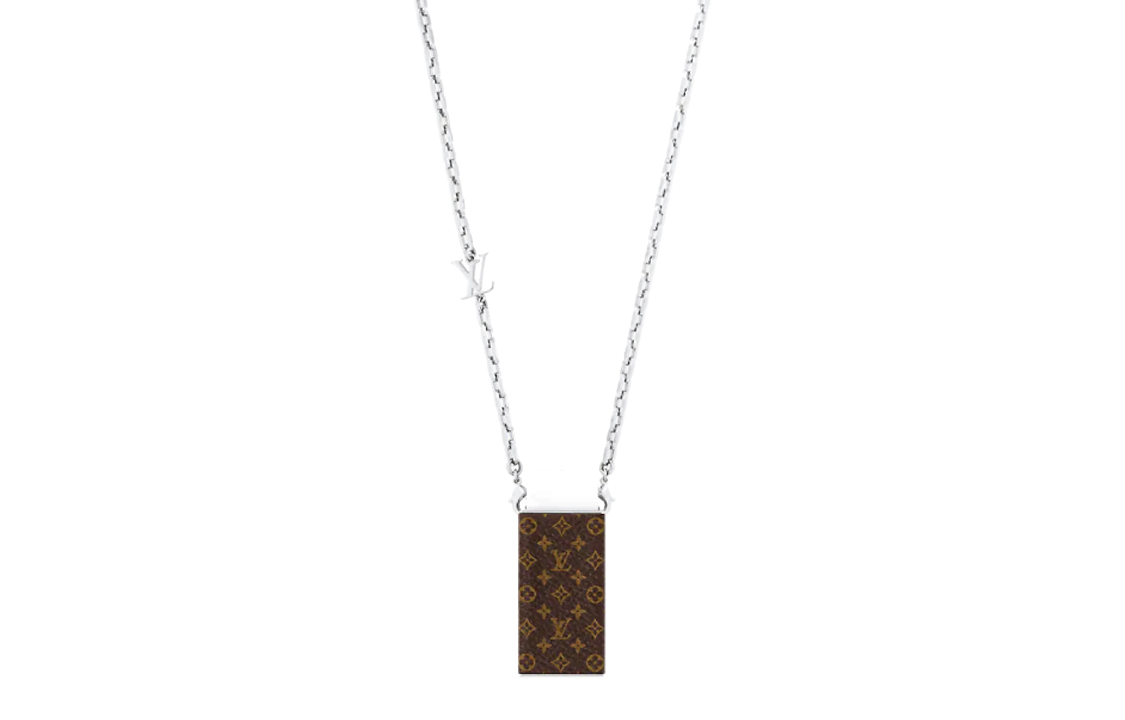 LOUIS VUITTON LV Eraser Metal Necklace for Men. MP3152