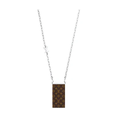 LOUIS VUITTON LV Eraser Metal Necklace for Men. MP3152