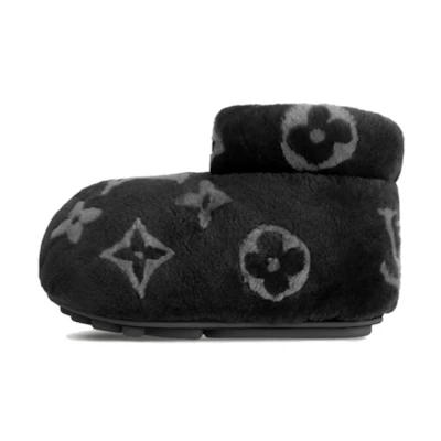 LV LV Footprint Low Boot Black