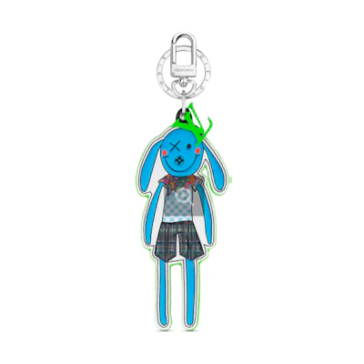LOUIS VUITTON LV Friends Bag Charm and Key Holder Blue. MP2917