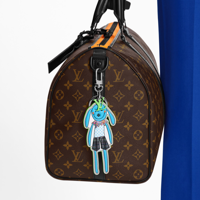 LOUIS VUITTON LV Friends Bag Charm and Key Holder Blue. MP2917 圖 4