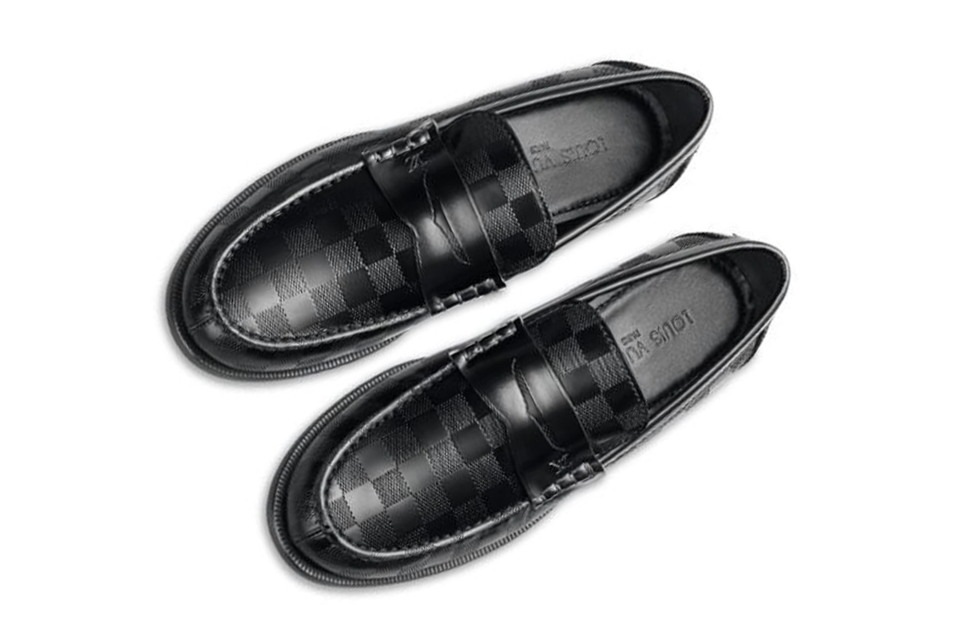 Shop 路易威登 LV 畢業典禮樂福鞋 '黑色' 1A1HZY