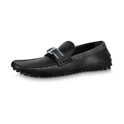 LV LV Hockenheim Loafers 'Black with Monogram Collar'
