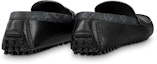 Lookbook Louis Vuitton LV Hockenheim Loafers 'Hitam dengan Kolar Monogram' 1AA09O