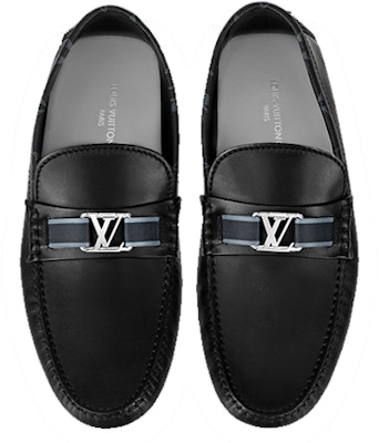Louis Vuitton LV Hockenheim Loafers 'Black with Monogram Collar' 1AA09O Shop Louis Vuitton LV Hockenheim Loafers 'Black with Monogram Collar' 1AA09O