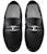 Louis Vuitton LV Hockenheim Loafers 'Hitam dengan Kolar Monogram' 1AA09O