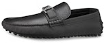 Buy Kasut Louis Vuitton LV Hockenheim Moccasin 'Hitam' 1A5UTG