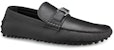 Kasut Louis Vuitton LV Hockenheim Moccasin 'Hitam' 1A5UTG