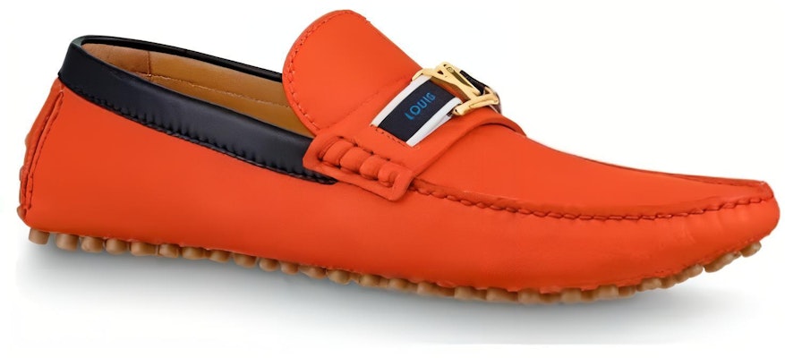 Louis Vuitton LV Hockenheim Moccasin Shoes 'Orange' 1A5A93 Buy Louis Vuitton LV Hockenheim Moccasin Shoes 'Orange' 1A5A93