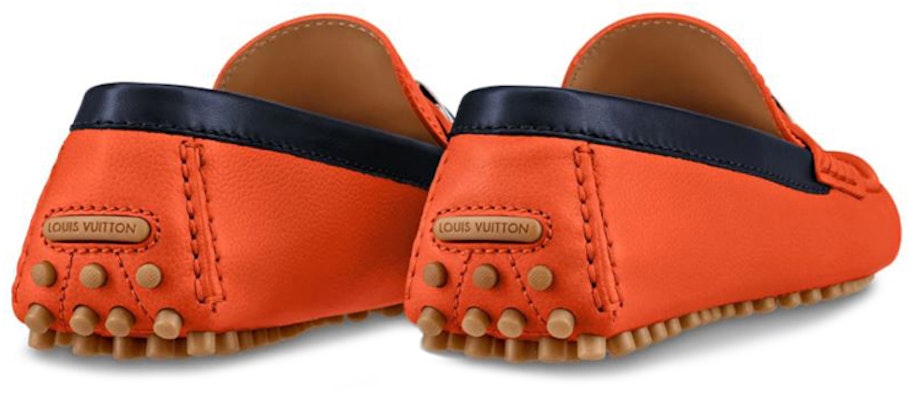 Louis Vuitton LV Hockenheim Moccasin Shoes 'Orange' 1A5A93 Lookbook Louis Vuitton LV Hockenheim Moccasin Shoes 'Orange' 1A5A93