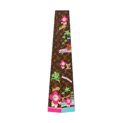 Louis Vuitton LV Hollywood Xmas Series Silk Headband/Scarf M00490