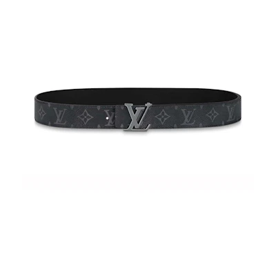 Louis Vuitton LV Initiales 35mm Reversible Belt Monogram Eclipse