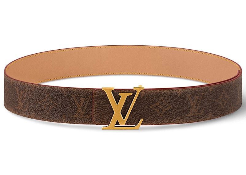 Louis Vuitton LV Initiales 40mm Reversible Belt Brown