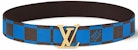 Louis Vuitton LV Initiales 40mm Reversible Belt Damier Pop Blue