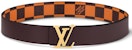 Louis Vuitton LV Initiales 40mm Reversible Belt Damier Pop Orange