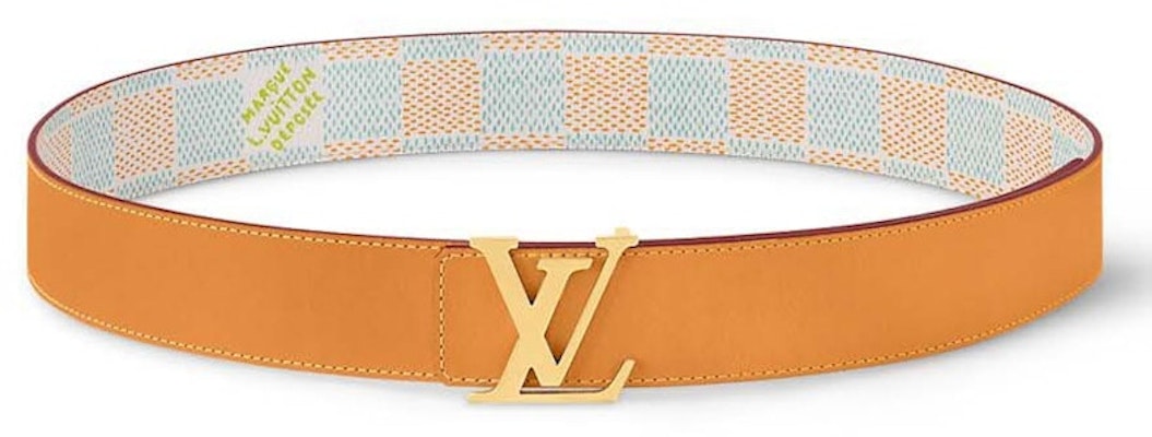 路易威登 LV Initiales 40mm 雙面腰帶 Damier Heritage 白色 Lookbook 路易威登 LV Initiales 40mm 雙面腰帶 Damier Heritage 白色