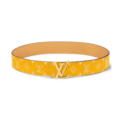 Louis Vuitton LV Initiales 40mm Reversible Belt Yellow