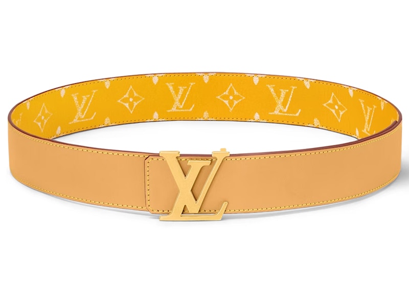 Louis Vuitton LV Initiales 40mm Reversible Belt Yellow 圖 2