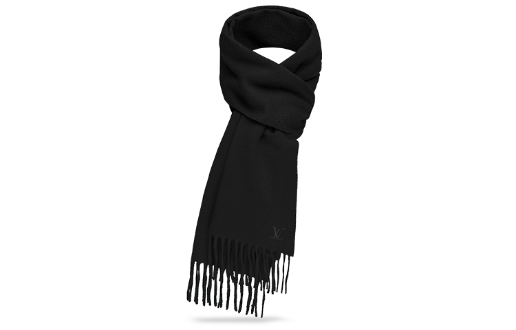 Louis Vuitton LV Jhelam Scarf Black M75362