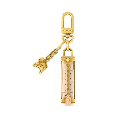 Louis Vuitton LV Lovers Dice Bag Charm & Key Holder Gold