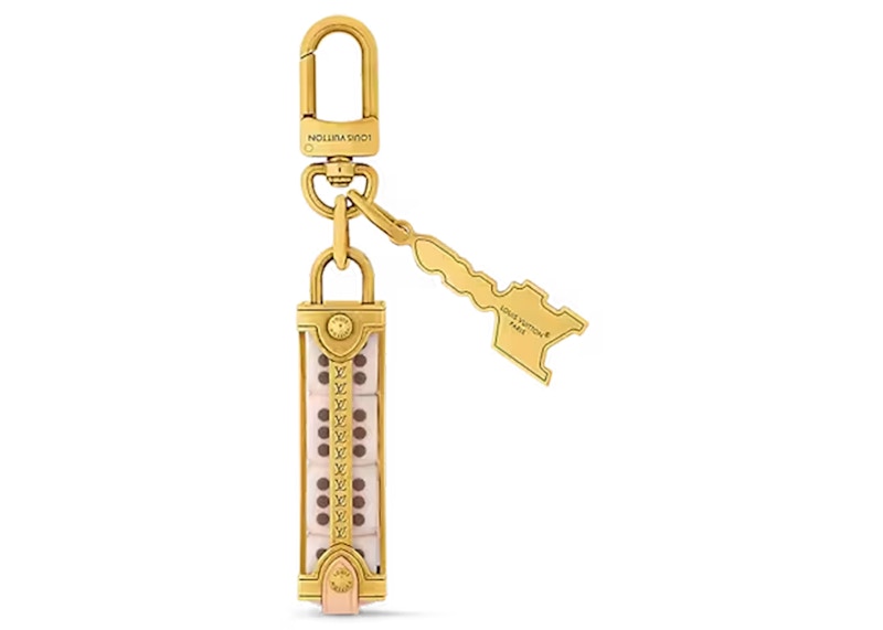 Louis Vuitton LV Lovers Dice Bag Charm & Key Holder Gold 圖 2