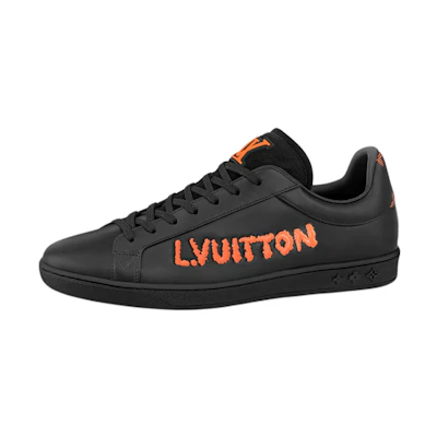 LV LV Luxembourg Samothrace Sneakers 'Black with Orange'