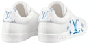Lookbook Louis Vuitton LV Luxembourg Samothrace Sneakers 'Putih dengan Biru' 1A9JDN