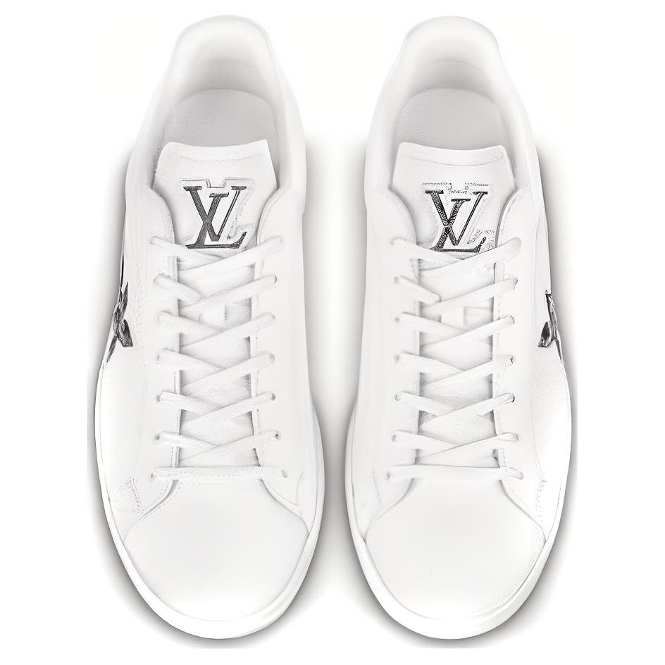Lookbook Louis Vuitton LV Luxembourg Samothrace 'Putih dengan Bintang Jatuh' Sneakers 1AA34Q