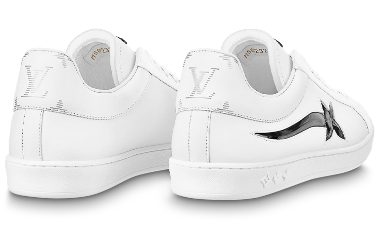 Purchase Louis Vuitton LV Luxembourg Samothrace 'Putih dengan Bintang Jatuh' Sneakers 1AA34Q