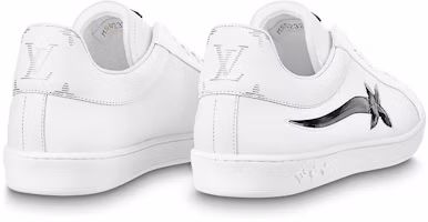 Purchase Sepatu Louis Vuitton LV Luxembourg Samothrace Putih dengan Bintang Jatuh 1AA34Q