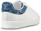 Lookbook Louis Vuitton LV Luxembourg Sneaker ''Weiß mit Blauem Denim-Monogramm'' 1A45TA