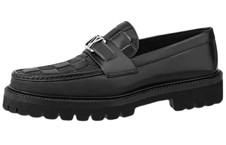 Louis Vuitton LV Major Loafers 'Black Crocodile' 1A9HXA
