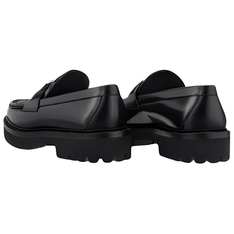 Shop 루이비통 LV 메이저 로퍼 (블랙 크로커다일) 1A9HXA