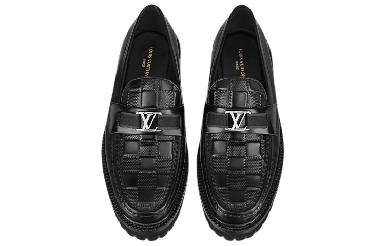 Purchase 루이비통 LV 메이저 로퍼 (블랙 크로커다일) 1A9HXA