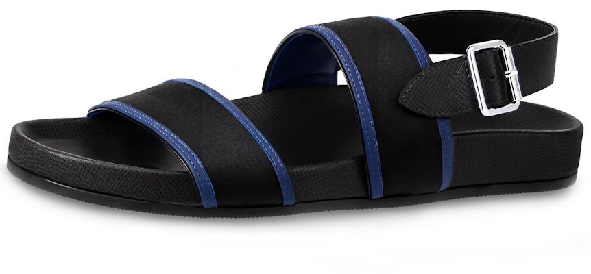 路易威登LV Mirabeau双色Taiga皮凉鞋‘黑色’ 1A581R Buy 路易威登LV Mirabeau双色Taiga皮凉鞋‘黑色’ 1A581R