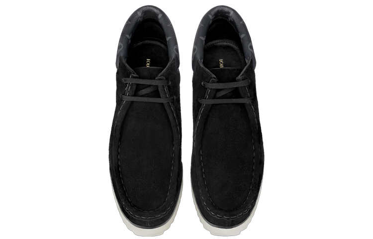 Buy Louis Vuitton Mods Ankle Boots 'Black Suede with Faded Monogram ...