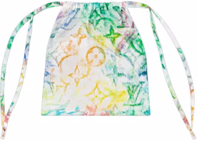 Shop Louis Vuitton LV Monogram Topeng Kapas Graffiti Warna Unisex Pasangan Style MP2887