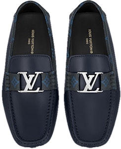 Sepatu Louis Vuitton LV Monte Carlo Moccasin 'Navy dengan Kerah Monogram' 1AANOW Lookbook Sepatu Louis Vuitton LV Monte Carlo Moccasin 'Navy dengan Kerah Monogram' 1AANOW