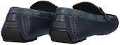 Shop Louis Vuitton LV Monte Carlo Moccasin Kasut 'Navy dengan Monogram Kolar' 1AANOW