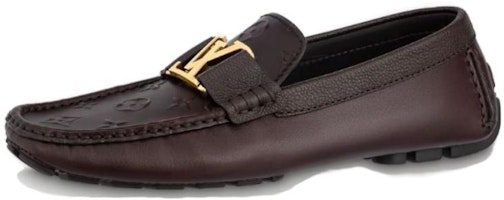Louis Vuitton LV Monte Carlo Moccasins Shoes 'Brown with Top Monogram' 1AASFI Louis Vuitton LV Monte Carlo Moccasins Shoes 'Brown with Top Monogram' 1AASFI
