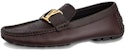 Kasut Louis Vuitton LV Monte Carlo Moccasins 'Coklat dengan Monogram Atas' 1AASFI