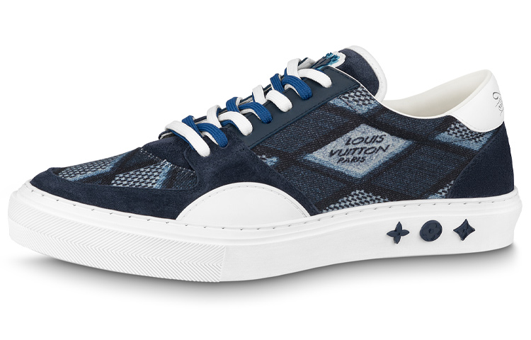 Louis Vuitton LV Ollie Richelieu Sneakers 'Blue' 1AAHRK