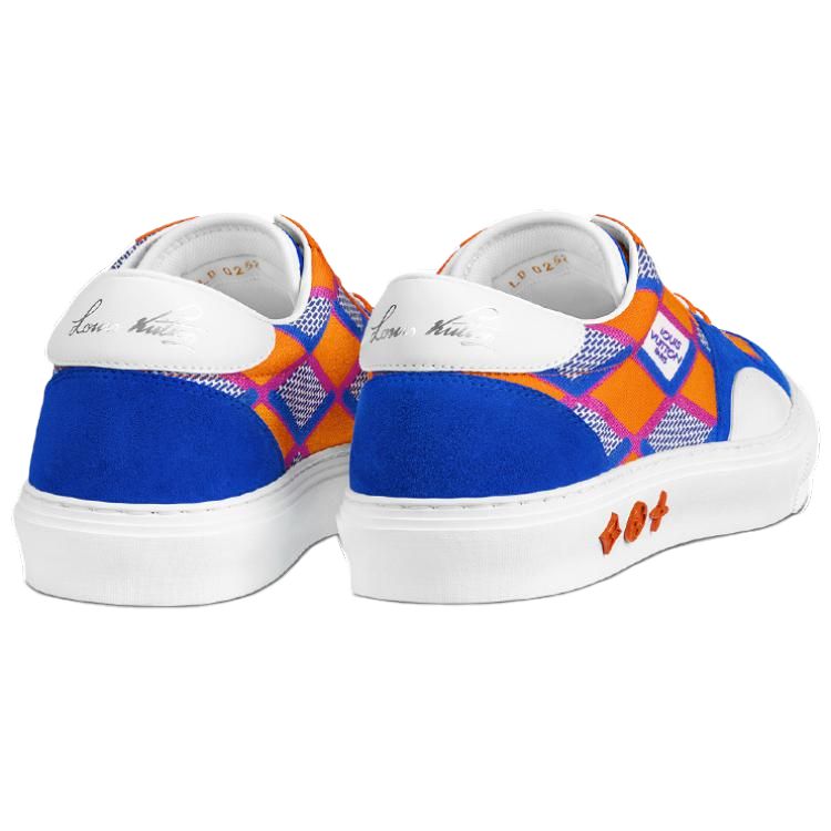 Shop Zapatillas Louis Vuitton LV Ollie Richelieu 'Azul Naranja' 1AAHQE