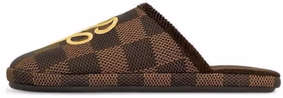 Louis Vuitton LV Palace Slipper Damier Pop Ebene 1ACN6J Louis Vuitton LV Palace Slipper Damier Pop Ebene 1ACN6J